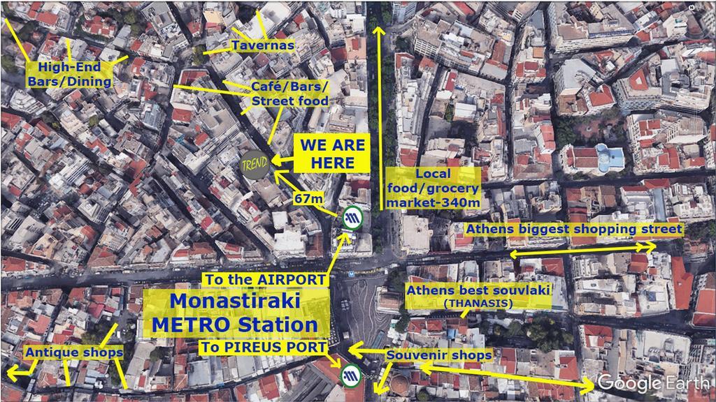 Trendy Living In Monastiraki Athens